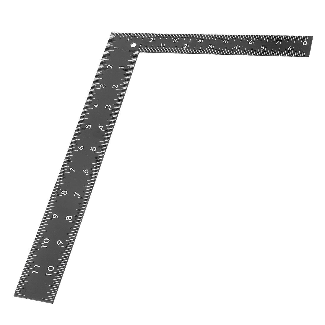 sourcingmap Stainless Steel 90 Degree Angle 0-30cm 0-20cm Scale Square ...