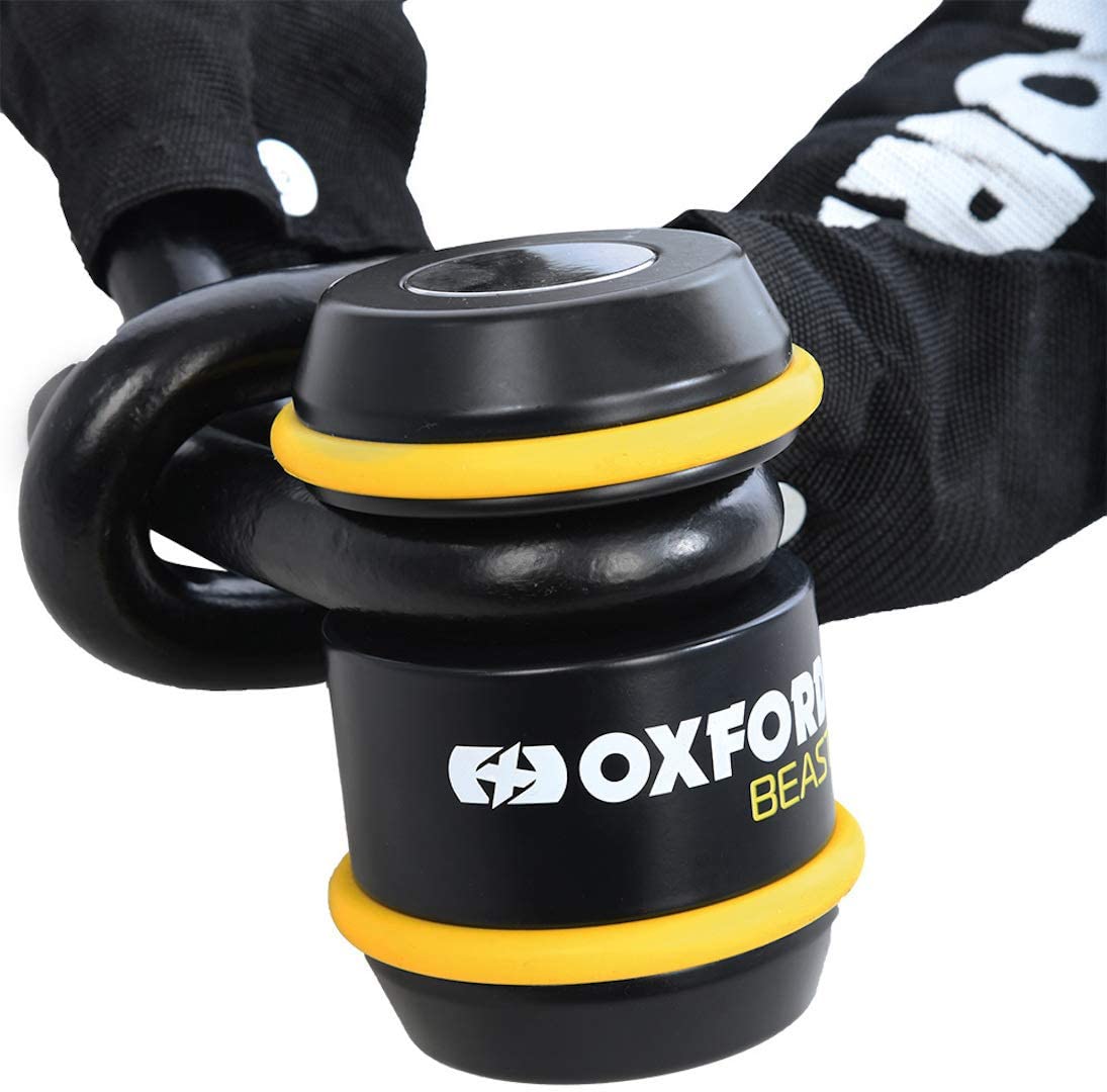 Oxford Beast Lock Padlock. Motorcycle Diamond Sold Secure. LK120, Black - Image 2
