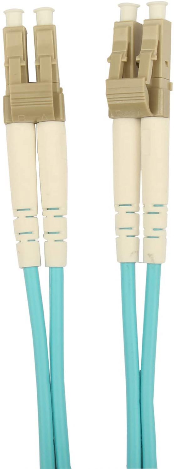 Jopto LC to LC OM4 Fibre Patch Cable Multimode (LSZH) 50/125 10G Duplex 1m/ 100cm Fibre Optic Cable LC/UPC to LC/UPC OM4 Multimode Duplex Fibre Optic Cable 50/125um LSZH - Optics Lead Series - Image 4