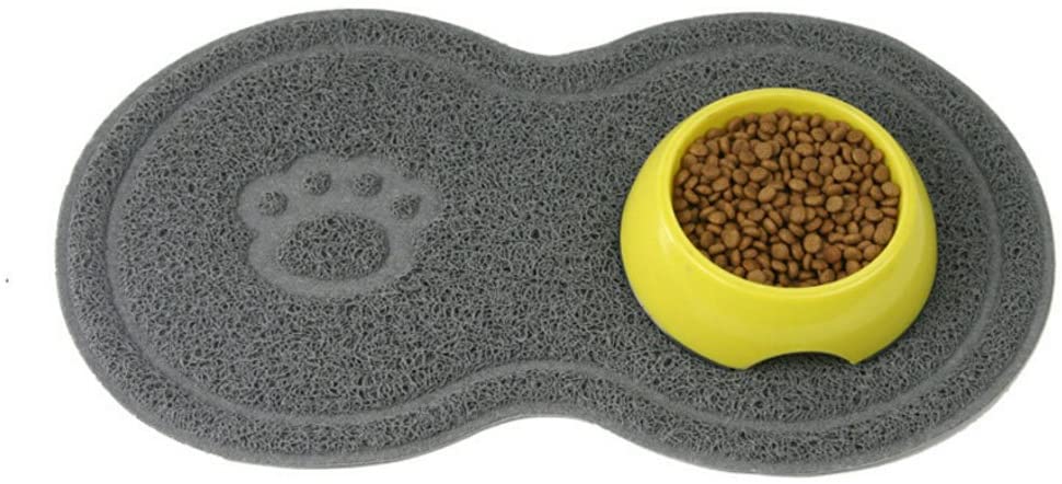 Diyafas Kitten Food PVC Feeding Bowl Placemat Non-slip Pet Litter Mat Blanket For Cats and Dogs, Green - Image 4