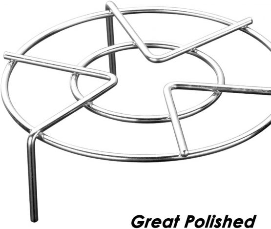 Set of 3, Stainless Steel Trivet Rack Stand, SourceTon 3 Sizes Heavy Duty Pressure Cooker Steam Rack, Steaming Rack, Pot Pan Cooking Stand- 1.2 Inch, 2 Inch, 2.8 Inch - Image 3