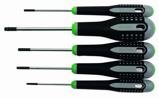 Bahco BE-9885"Ergo" Screwdriver Set for Torx Head Screws, Multi-Colour