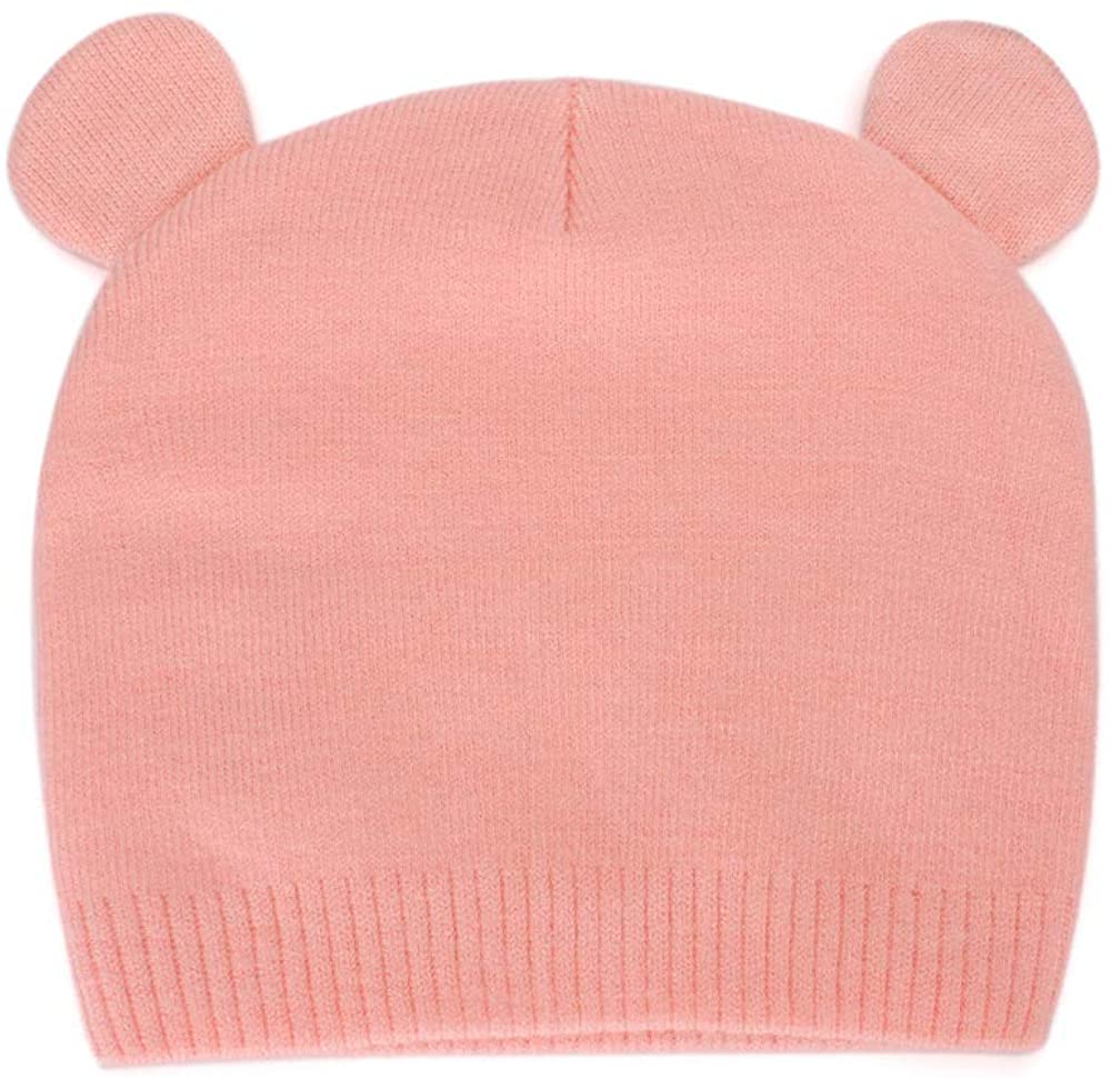 MK MATT KEELY Cute Bear Pattern Unisex Baby Winter Hats Newborn Toddler
