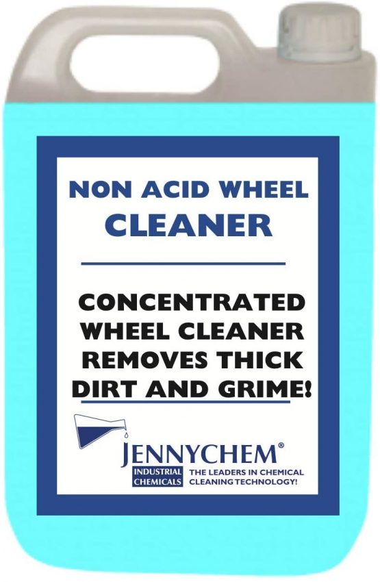 Jennychem Industrial Chemicals Car Alloy Wheels Cleaner | Alloy Rim Cleaner Restorer | Non Acid Wheel Cleaner Spray | Very Concentrated Rim & Wheel Washer | Heavy Duty - 2.5 Litre