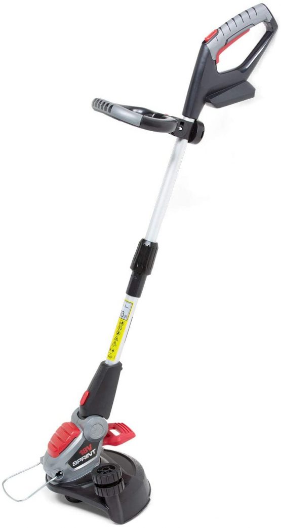 Sprint 1697232 18V Lithium-Ion Grass Trimmer Body 18GT, 30cm Cutting Width, 5 Years Warranty, Red - Image 2