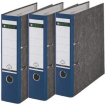 Leitz 180° A4 Board Lever Arch File 80mm Blue - Pack of 3