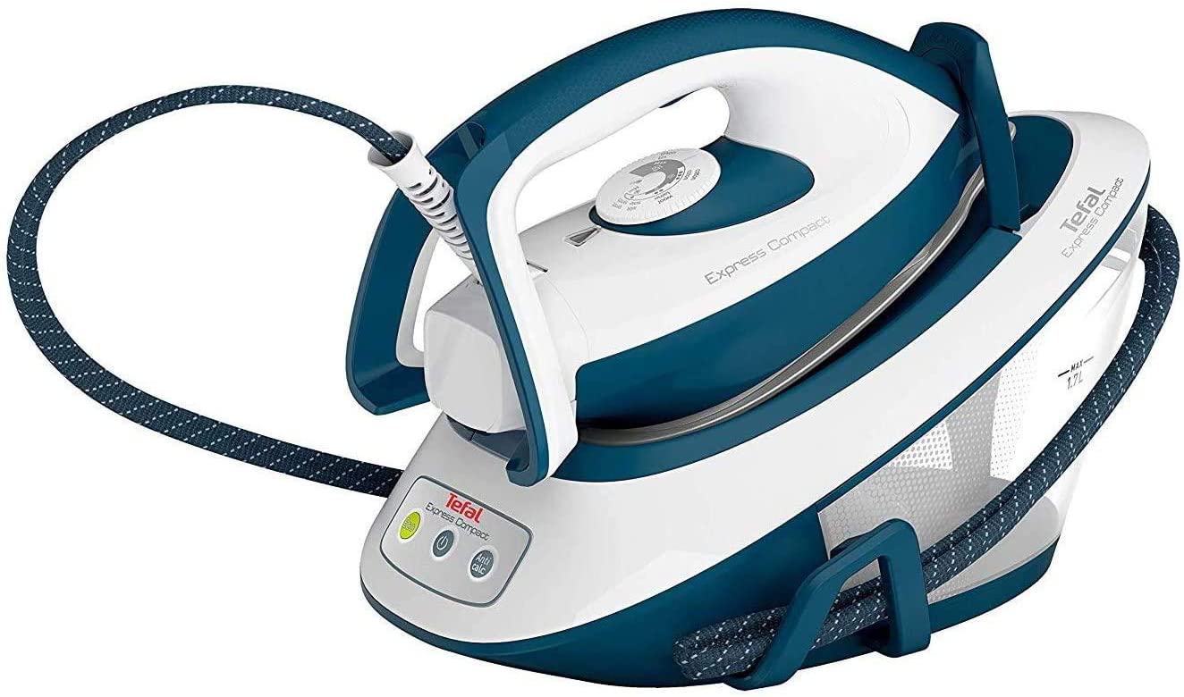 Tefal Express Compact Steam Generator Iron 1.7 L Capacity, 5.7 Bar, 120 g/min continuous steam & 350 g/min steam boost