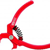 KS Tools 115.1097 Rivet pliers, red, angled, 100mm