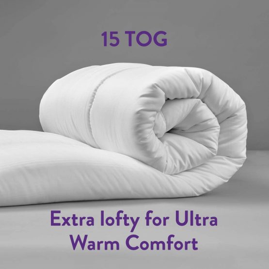 Slumberdown Chilly Nights King Size Duvet 15 Tog Winter Duvet King Size - Image 2