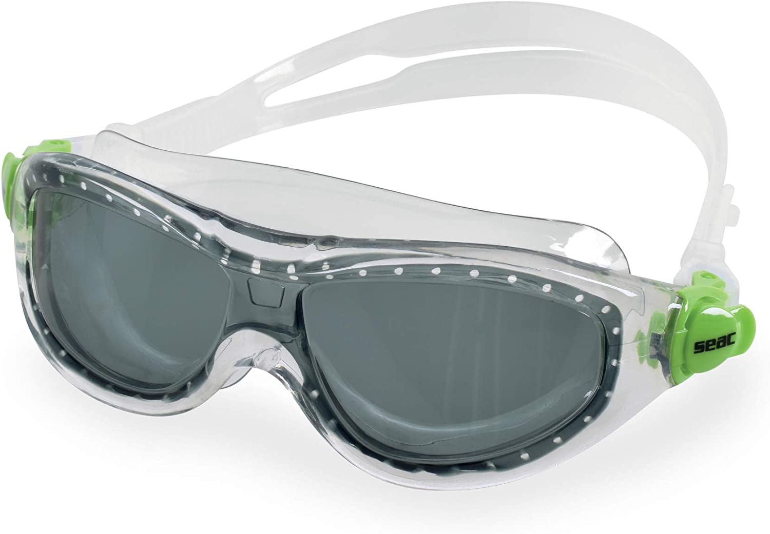 SEAC Matt, Swimming Mask Goggles for Children Shock-resistant Soft Frame, clear LF