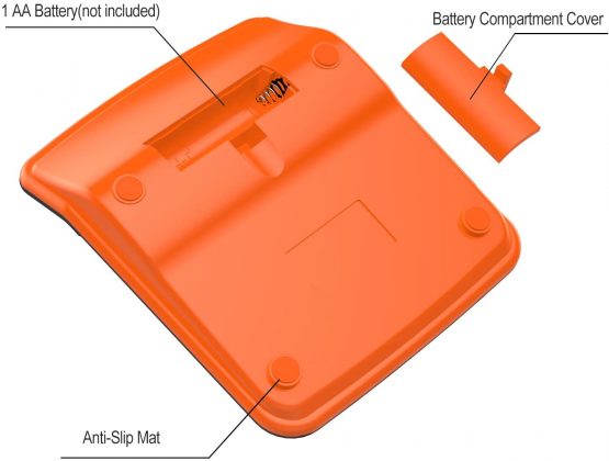 Helect Standard Function Desktop Calculator (Orange) - Image 4