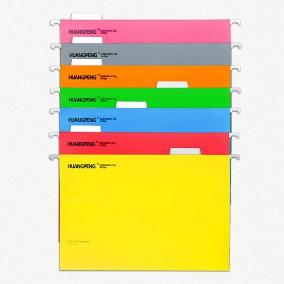 FC Suspension Files Foolscap Document with Tabs Suspended for Hanging Folders Filing Storage Folders, Pack of 14