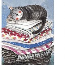 Alex Clark Laundry Basket Cat Tea Towel