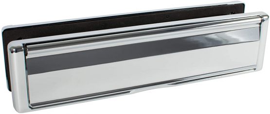 Avocet LPAFCH Affinity 12" Polished Chrome Letterplate Premium Heavy Duty Sprung Letter box