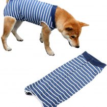 TOPAUP Dog Recovery Suit Post Surgery Bodysuit Puppy Medical Vest Dog Surgical Suit after Neutering Wound Protector for Dogs Size L