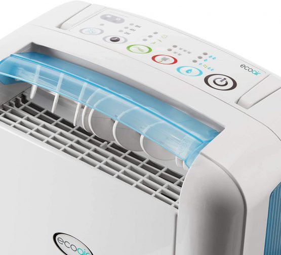 EcoAir Desiccant Dehumidifier DD122FW MK5 Classic with Ioniser & Silver Filter - 7L / Day - Image 3
