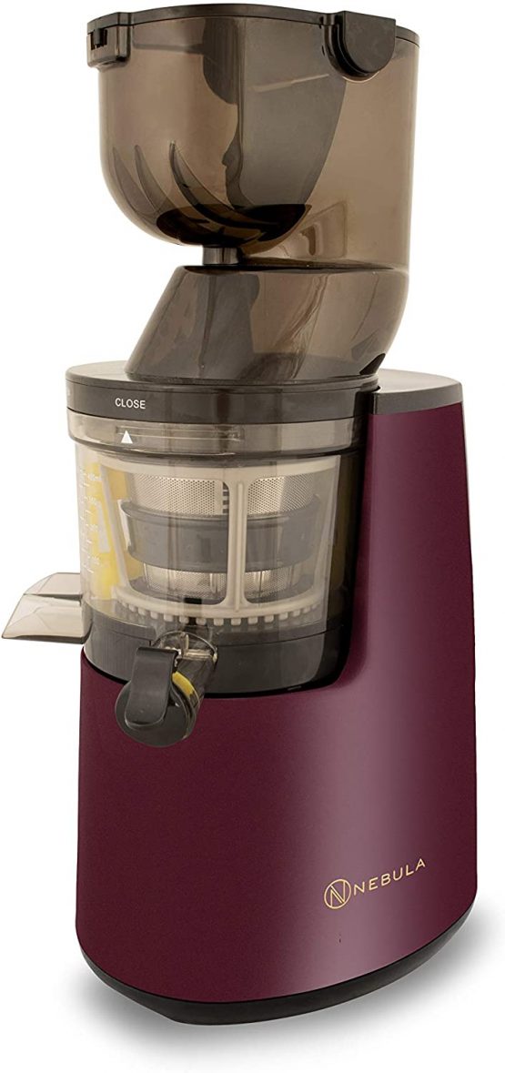 Nebula Grande Whole Fruit Cold Press Slow Masticating Juicer 45RPM 5 Year Warranty (Deep Red) - Image 2
