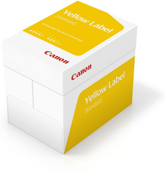 Canon WOP512 Yellow Label Standard PEFC, 80 g/m Copier & Printer Paper (5 x reams (500) per Box)