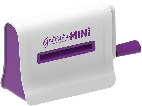 Crafter's Companion Gemini Mini – Manual Die-Cutting and Embossing Machine for Crafting Cardmaking and Scrapbooking, White
