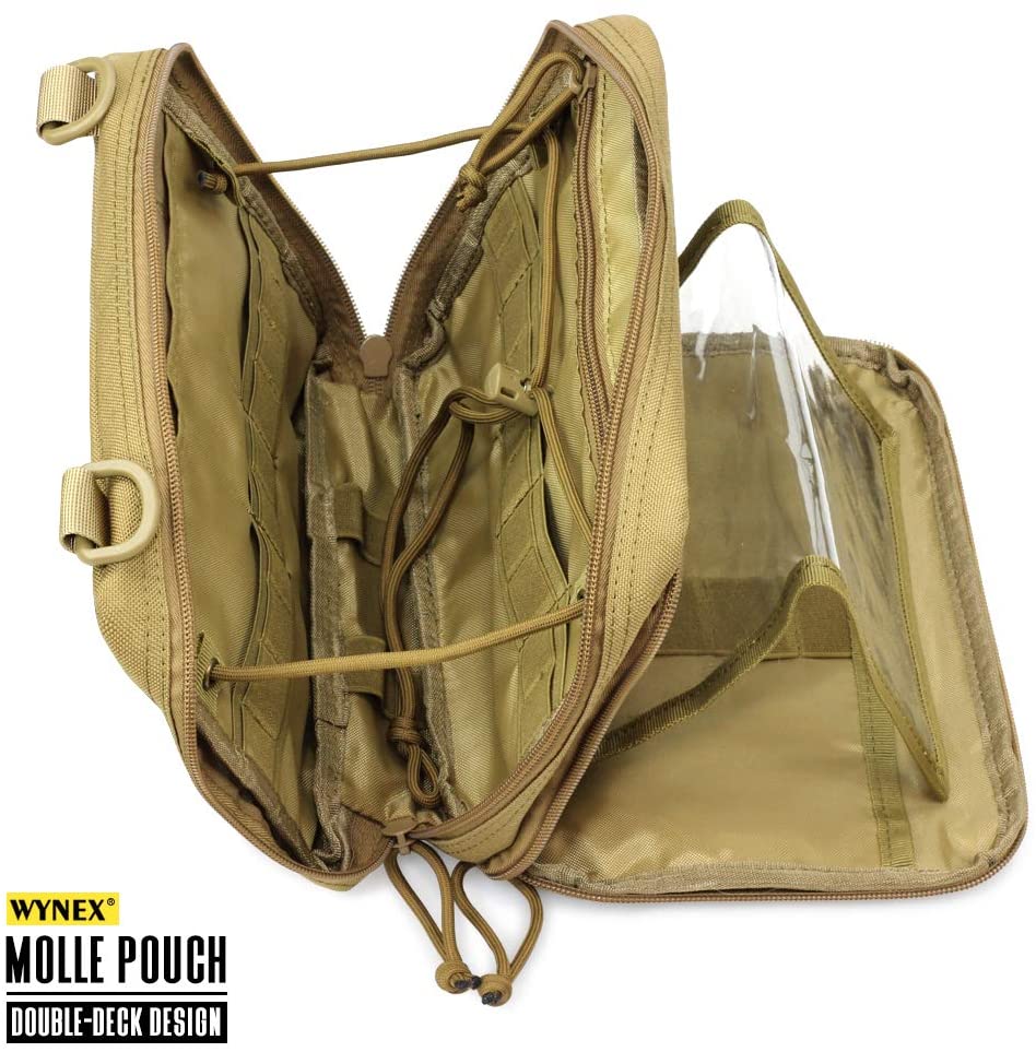 WYNEX Tactical Molle Admin Pouch of Laser Cut Design - Image 4