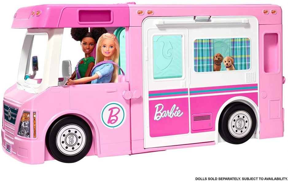 Barbie 3-in-1 DreamCamper Vehicle – Transforming RV Playset with Pool