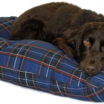 Cosipet Tartan Basket Liner, 18-inch/ 46 cm, Blue