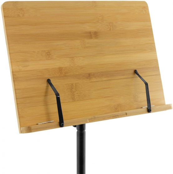 Theodore T-OMS-02 Bamboo Music Stand - Orchestral Wooden Music Stand, Bamboo Desk Music Holder with Tripod Base, natural, 11.0 cm*63.0 cm*36.0 cm - Image 2