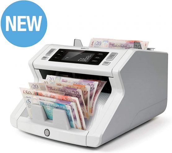Safescan 2265 - Banknote Counter for unsorted banknotes with 5-Point Counterfeit Detection - Suitable for Polymer banknotes Including The New £20