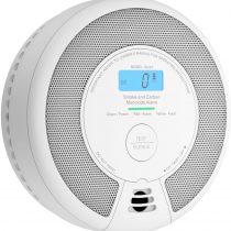 X-Sense 10-Year Battery Combination Smoke Carbon Monoxide Detector Alarm with LCD Display of CO Readings, Fire and CO Alarm, Complies with EN 14604 and EN 50291 Standards, SC07