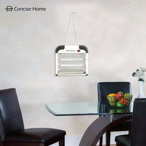 Concise Home Insect Killer UV light Attract to Zap Flying Insects Playing Excellent Role as Bug Zapper, Insect Killer, Fly Zapper, Fly Killer, Fly Swatter, Wasp Killer Sliver (12W) - Image 3