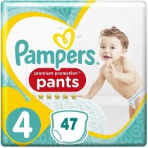 Premium Protection Pampers Pants Size 4 (9-15 kg) 47 Nappies