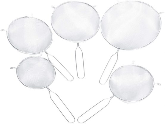 KitchenCraft KCSTRAIN16SS Medium / Small Sieve, Stainless Steel, 16cm, Silver - Image 4