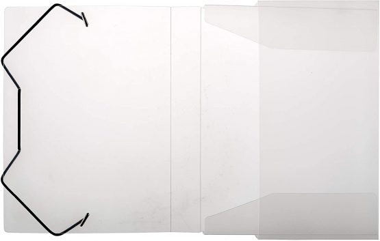 idena® DIN Box File with Elastic Strap a5 White - Image 2