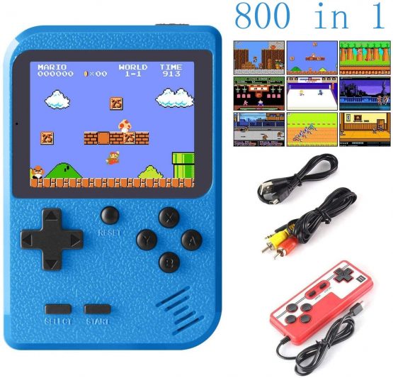 Mini Portable Handheld Games Console, Retro Game Player with 800