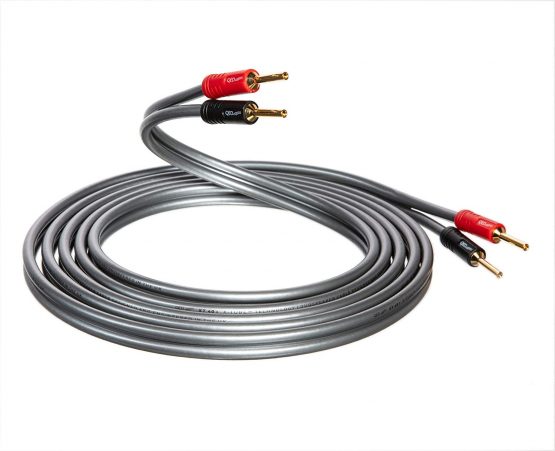 5m Pair of QED XT40i Reference Speaker Cable with X-Tube Technology Terminated with Airloc Banana Plugs (5m Terminated Pair)
