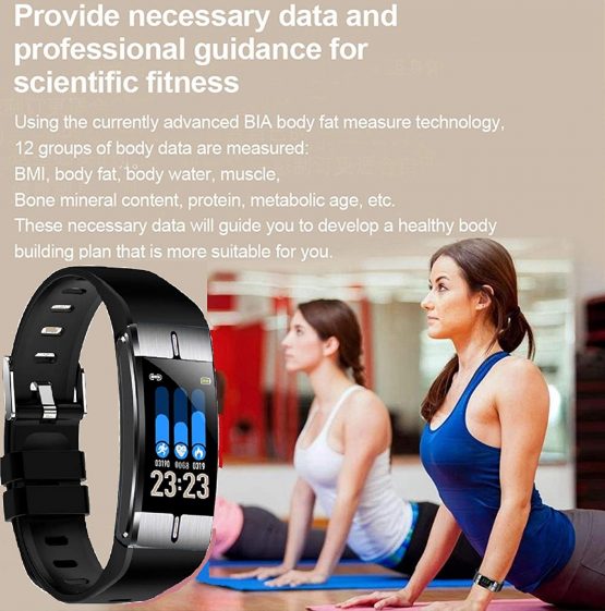 N3 ZELEK Smart Watch Blood Pressure Monitor Fitness Tracker BMI BODY FAT Rate VER 2021 STRONG BATTERY Waterproof IP68 50m Heart Rate Monitor Activity Tracker for Women Sleep Monitor Women Unisex Watch - Image 4