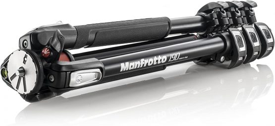 Manfrotto 190XPRO Aluminium 4 Section Tripod with Horizontal Column - Image 2