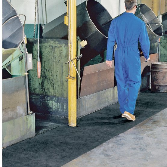 New Pig MAT223 PIG TRAFFIC MAT Poly, Back Rug, 49 L Absorbency, 30 m Length x 91 cm Width, 1 Roll/Bag, Black - Image 3