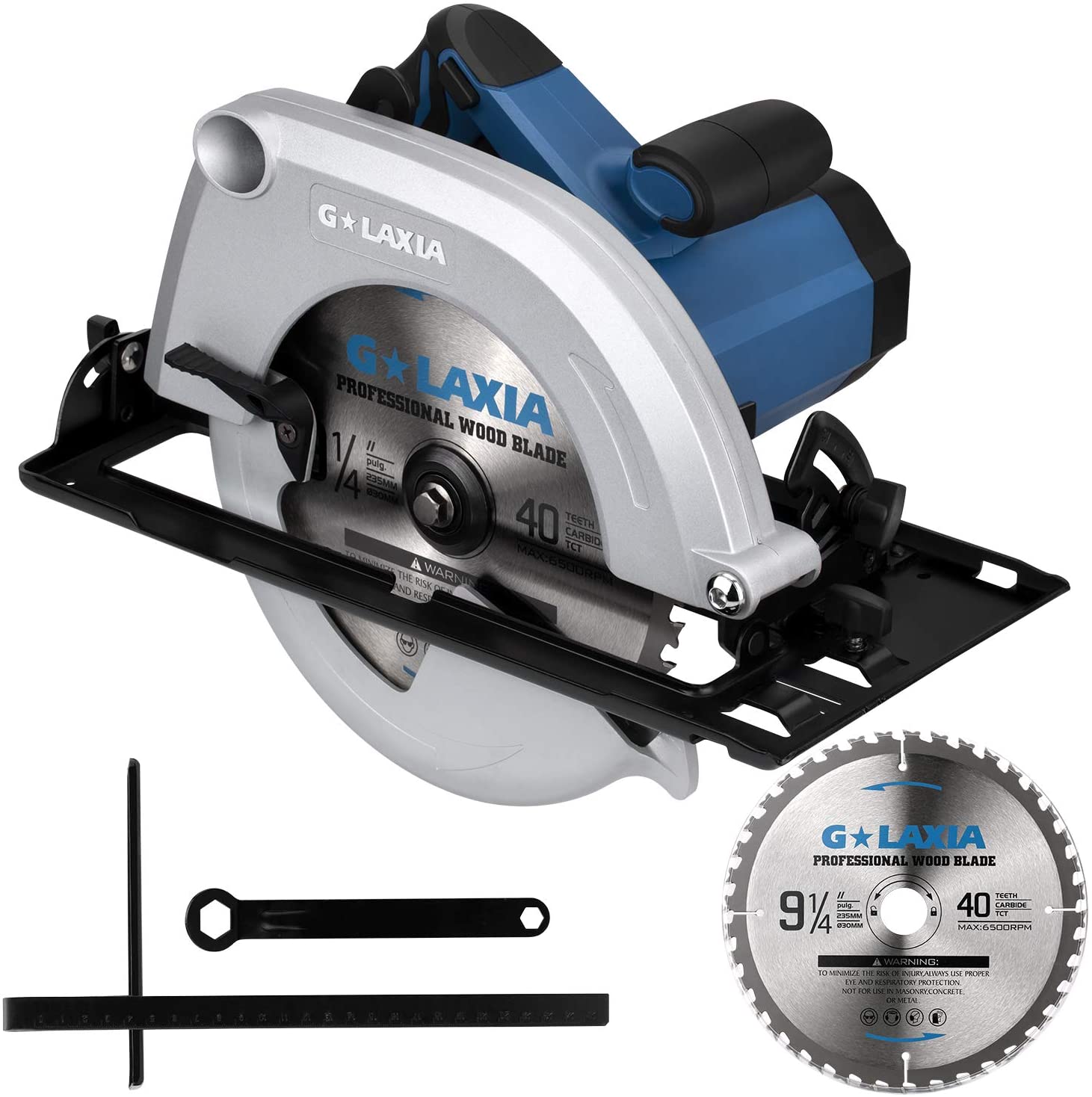 G LAXIA 2000W 4500RPM Circular Saw, 235MM Circular Saw Blade, Max