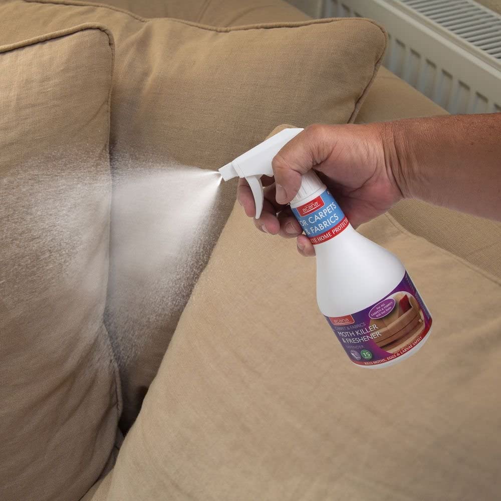 Acana Carpet and Fabric Moth Killer with Lavender Freshener Spray - 500 ml, White, 500 ml (Pack of 1) - Image 2