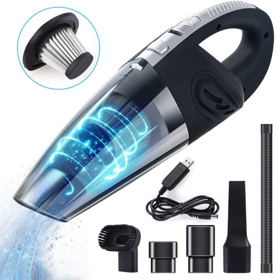 Car Wireless Vacuum Cleaner Cordless Wet Dry 120W 4000Pa Suction Handheld