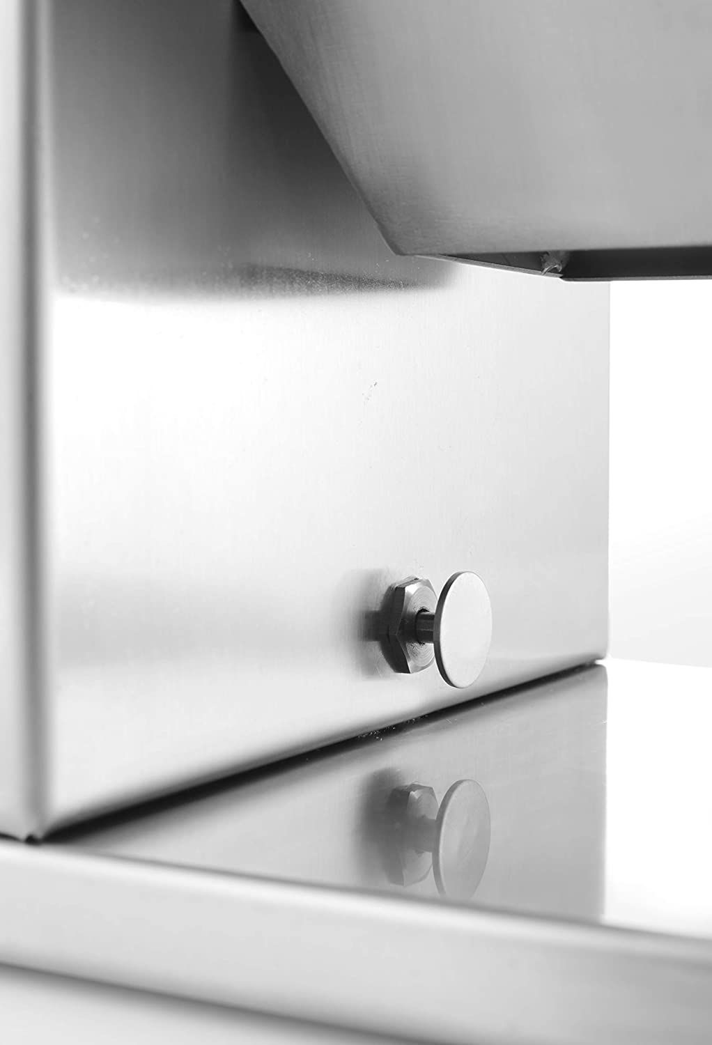 HENDI Sausage cutter, electric, curry sausage cutter, maximum diameter of 48mm, 230V, 135W, 230x185x (H) 325mm, silver - Image 4