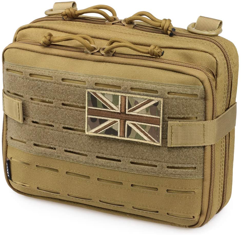 WYNEX Tactical Molle Admin Pouch of Laser Cut Design