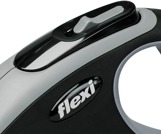 Flexi New Comfort Retractable Tape Lead, Large, 5 m, Grey - Image 2