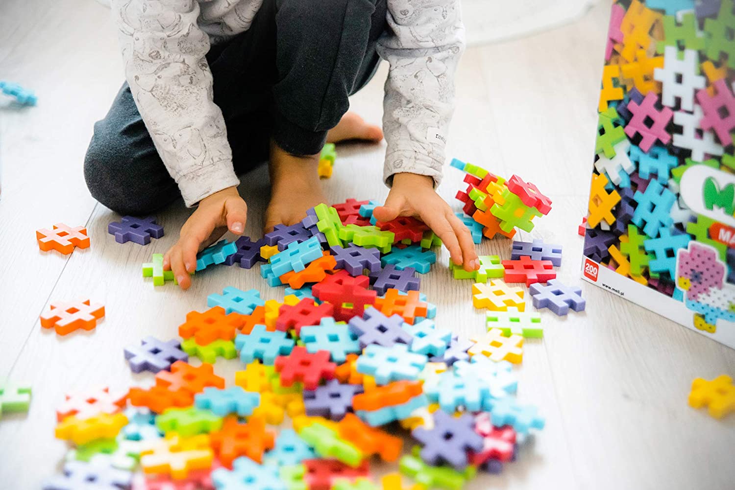 Meli 67115 Maxi Creative Toy, Multi-Colour, Pack of 200, Colourful, 200 Items - Image 2