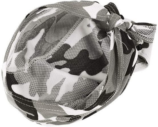 Outdoor Sport Headwear Sweat Wicking Beanies Cycling Hat Breathable Mesh Headband Bandana Quick Dry Adjustable Sport Skullies Hat Pirate Hat for Cycling Running Riding Climbing - Image 2