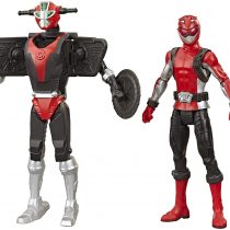 Power Rangers Beast Morphers Red Ranger and Morphin Cruise Beast Bot 15-cm Action Figure 2-Pack Toys Inspired by the TV Programme