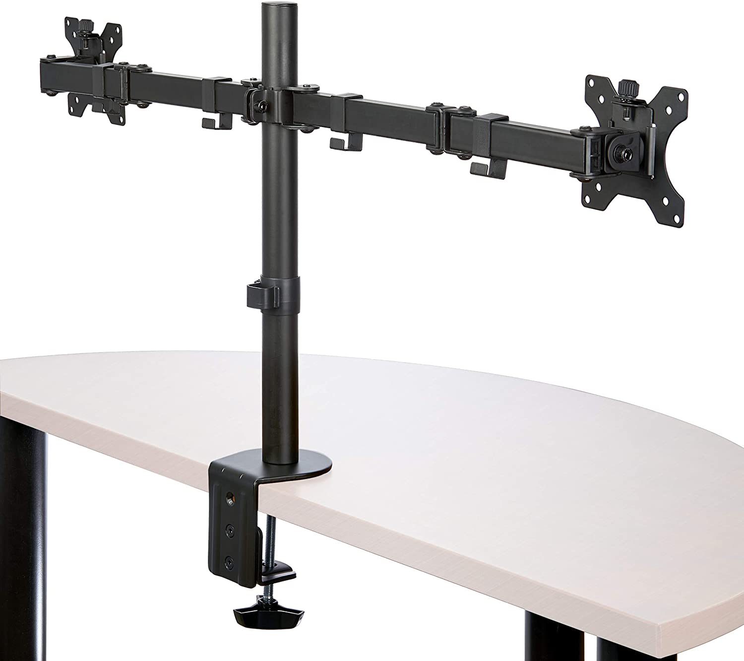 StarTech.com Desk Mount Dual Monitor Arm, Desk Clamp,Grommet VESA Monitor Mount for up to 32" (17.6lb,8kg) Displays - Image 2
