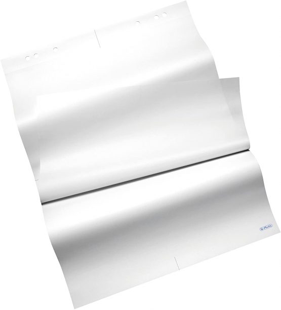 Herlitz 68 x 99 cm Blank 20 Sheet Flipchart Pad (Pack of 5) - Image 3