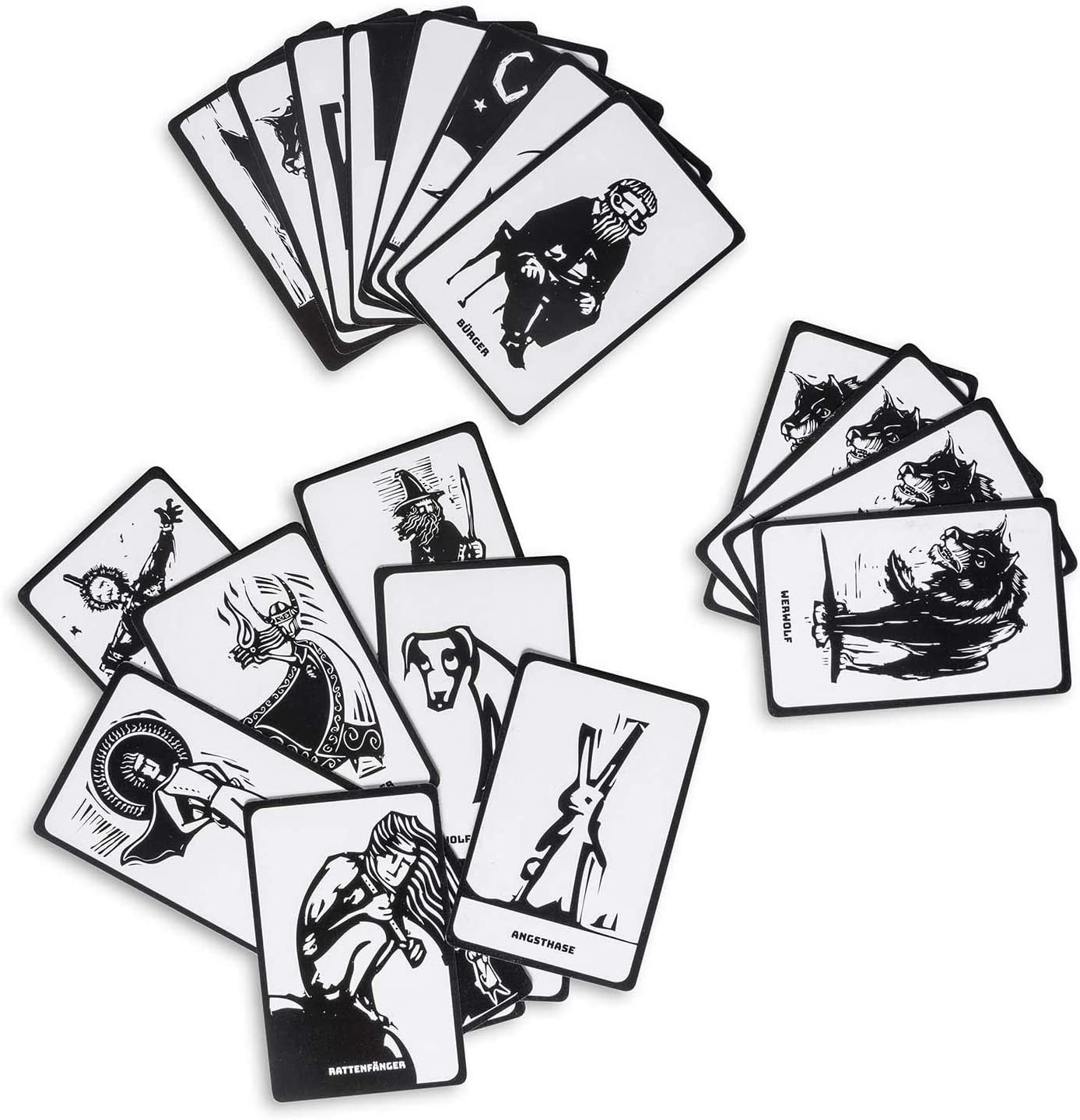 Original Werewolf card game deluxe party game with expansion, werewolves role-playing classic - Image 3